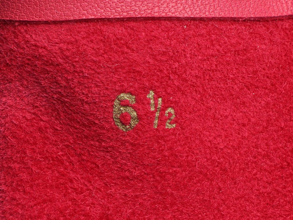 Hermès Pink Lambskin Gloves