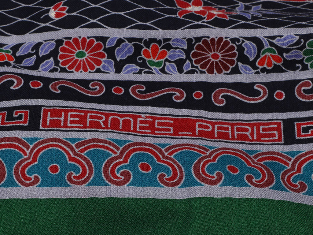 Hermès Collections Impériales Cashmere Silk Shawl 140cm