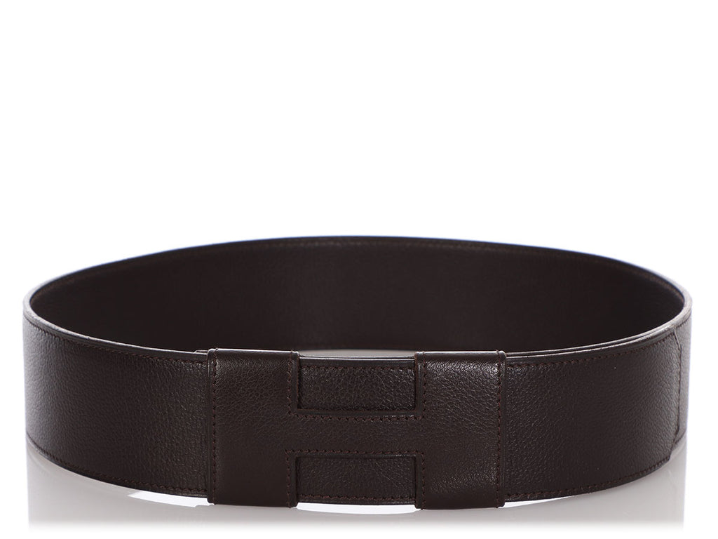 Hermès Ebène Java Leather Belt