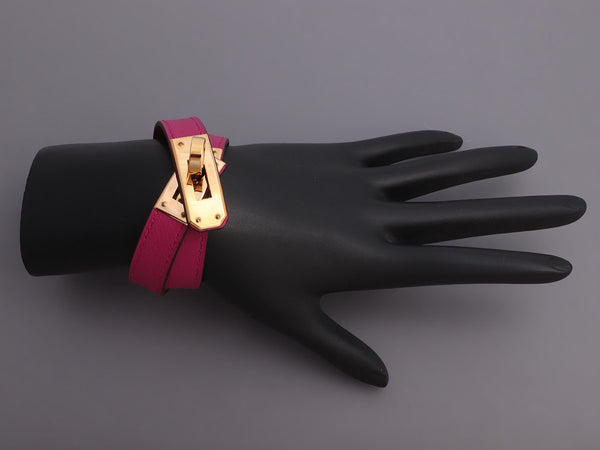 Hermès Magnolia Swift Double Tour Bracelet