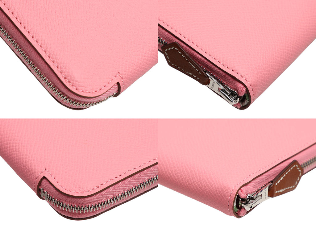 Hermès Pink Epsom Silk'In Long Wallet