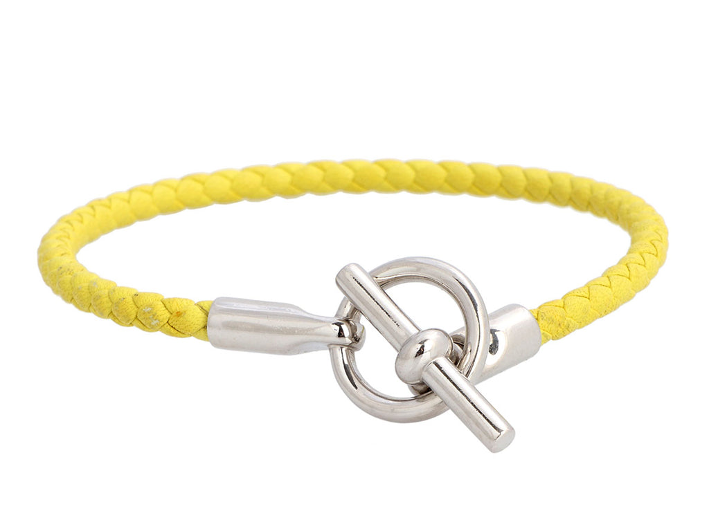 Hermès Jaune Fluo Glénan Bracelet