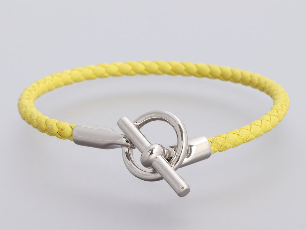 Hermès Jaune Fluo Glénan Bracelet