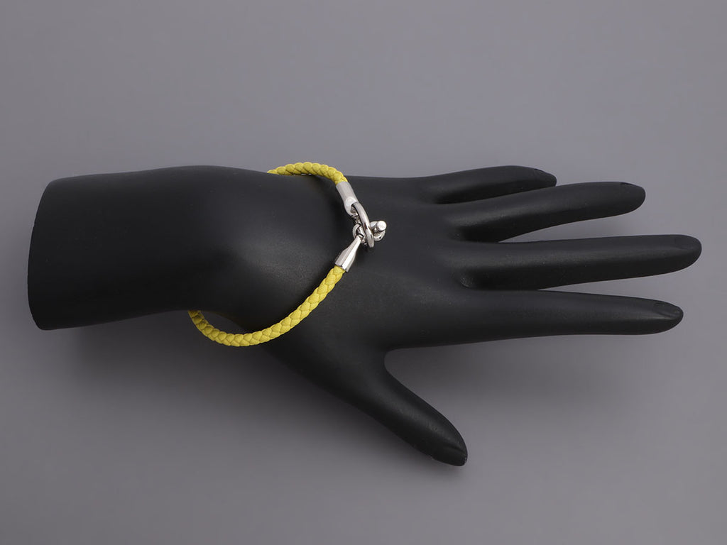 Hermès Jaune Fluo Glénan Bracelet