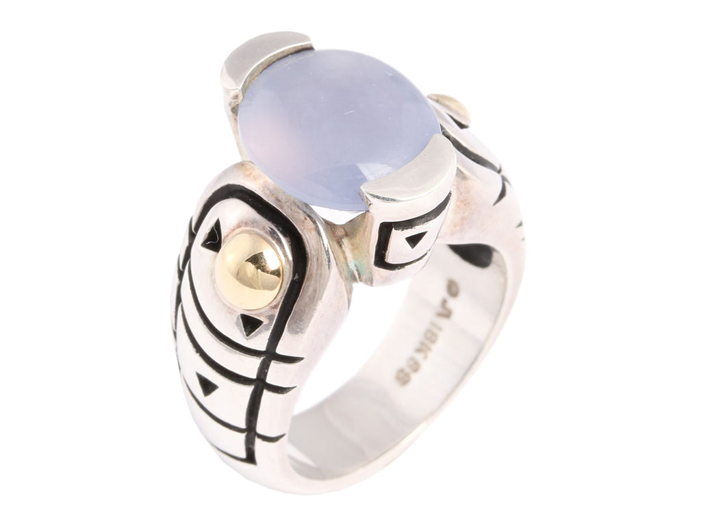 John Atencio Chalcedony Ring