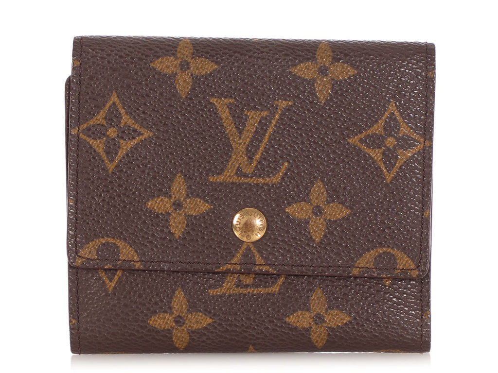 Louis Vuitton Vintage Monogram Tri-Fold Business Card Holder Wallet