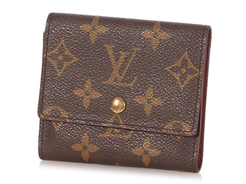 Louis Vuitton Vintage Monogram Tri-Fold Business Card Holder Wallet