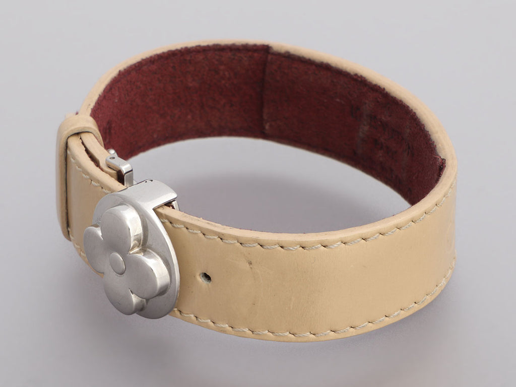 Louis Vuitton Beige Vernis Wish Wrap Bracelet