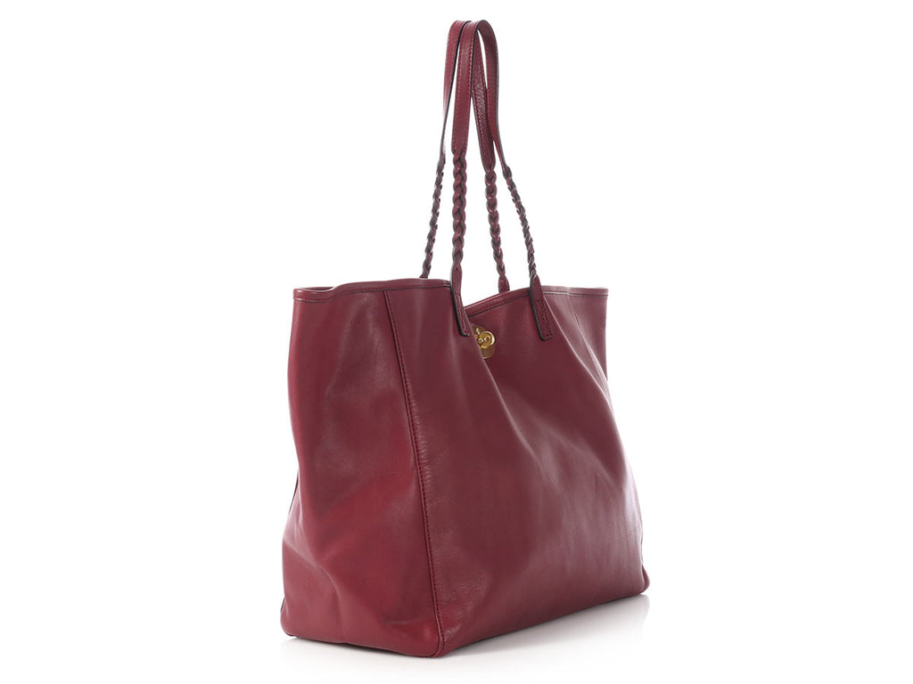 Mulberry Burgundy Dorset Tote