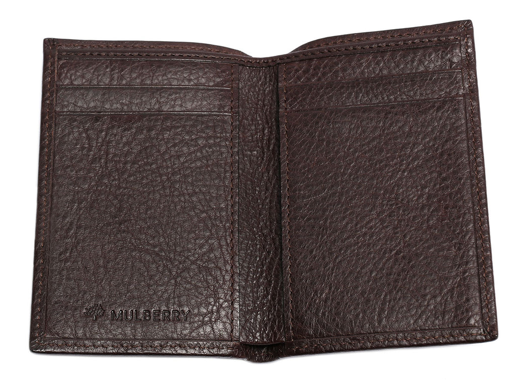 Mulberry Brown Leather Pocket Organizer