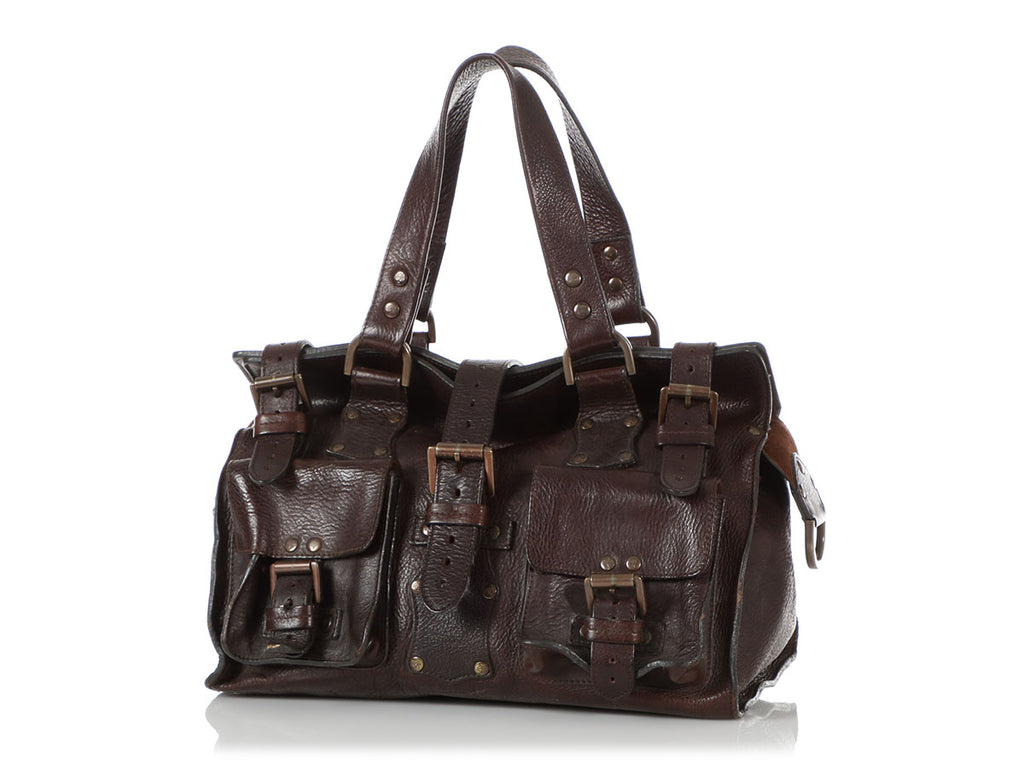 Mulberry Dark Chocolate Darwin Leather Roxanne