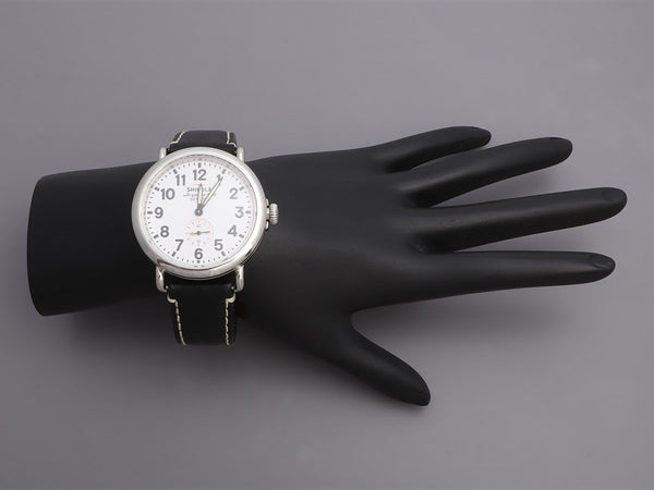 Shinola Stainless Steel Runwell Watch 41mm