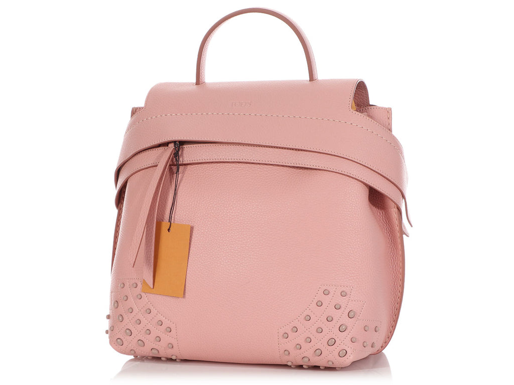 Tod’s Pink Wave Backpack