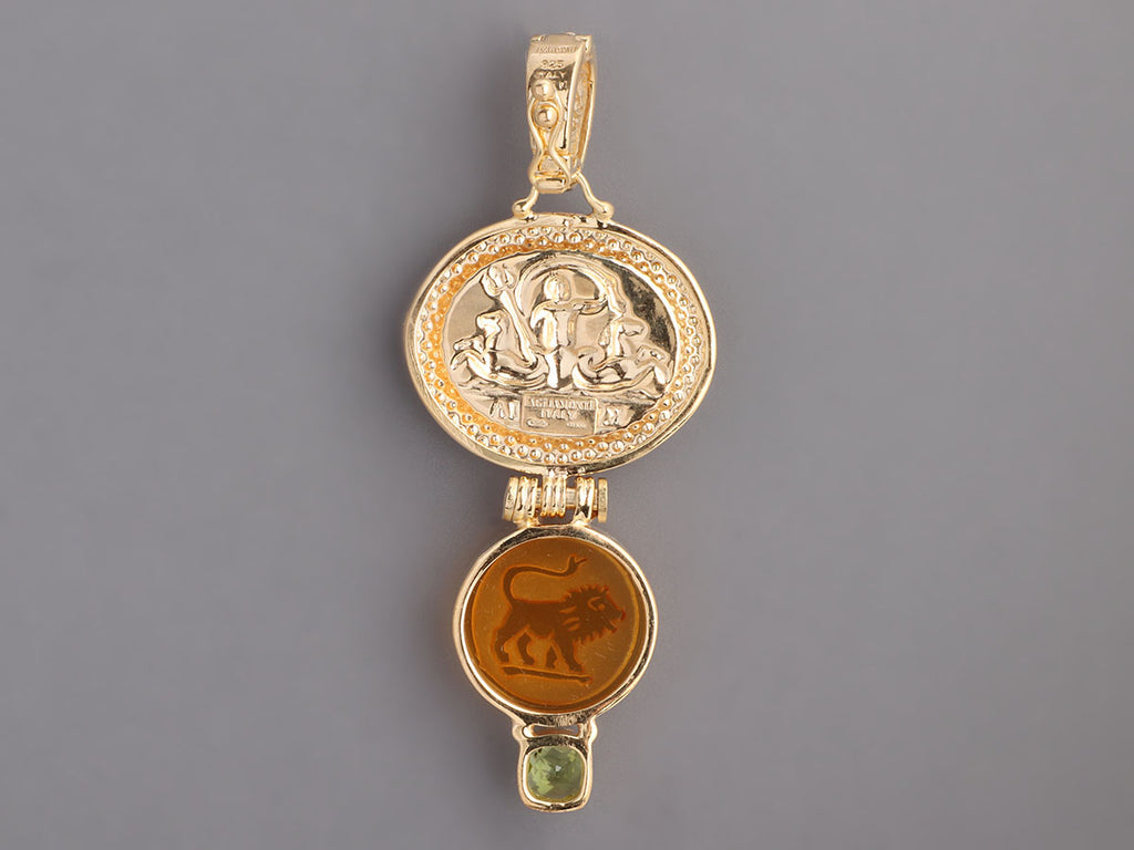 Tagliamonte 18K Gold-Plated Peridot and Venetian Glass Pendant