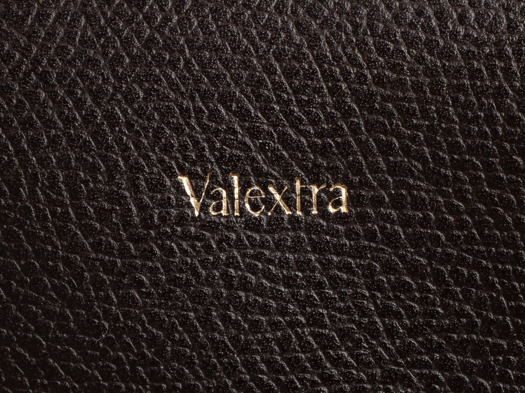 Valextra Dark Brown Iside Clutch