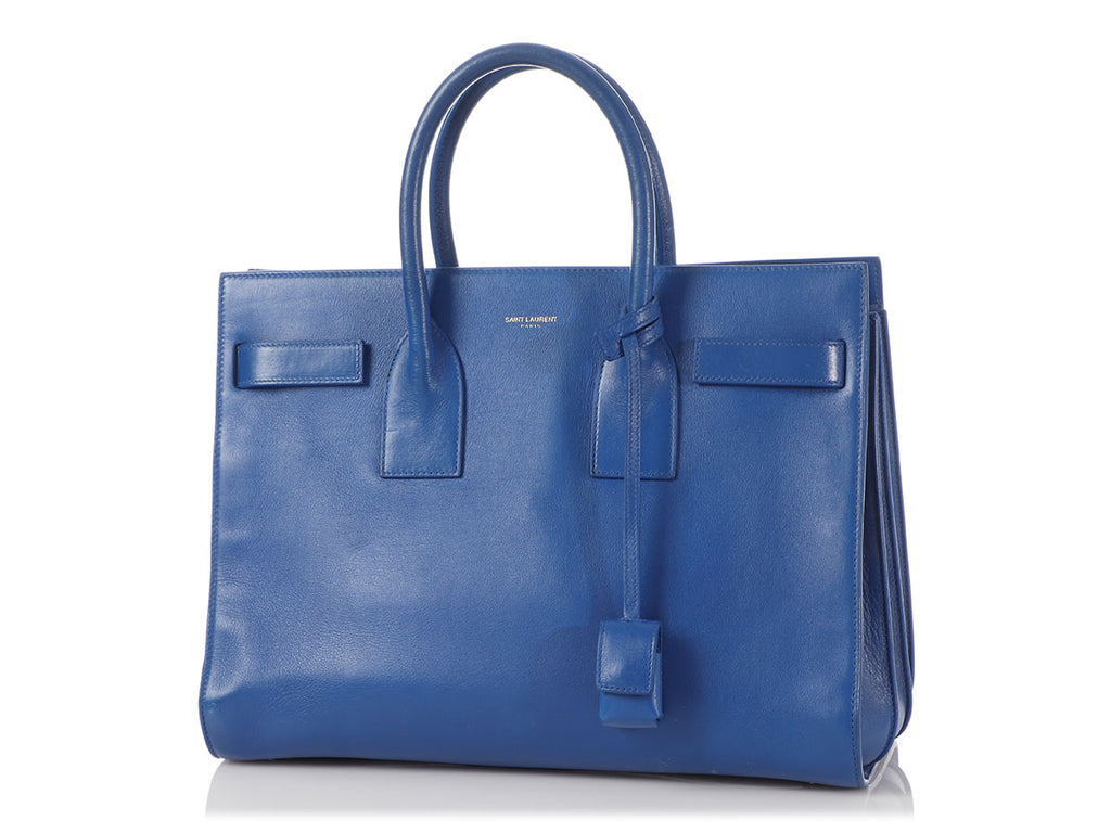 Saint Laurent Small Blue Sac De Jour