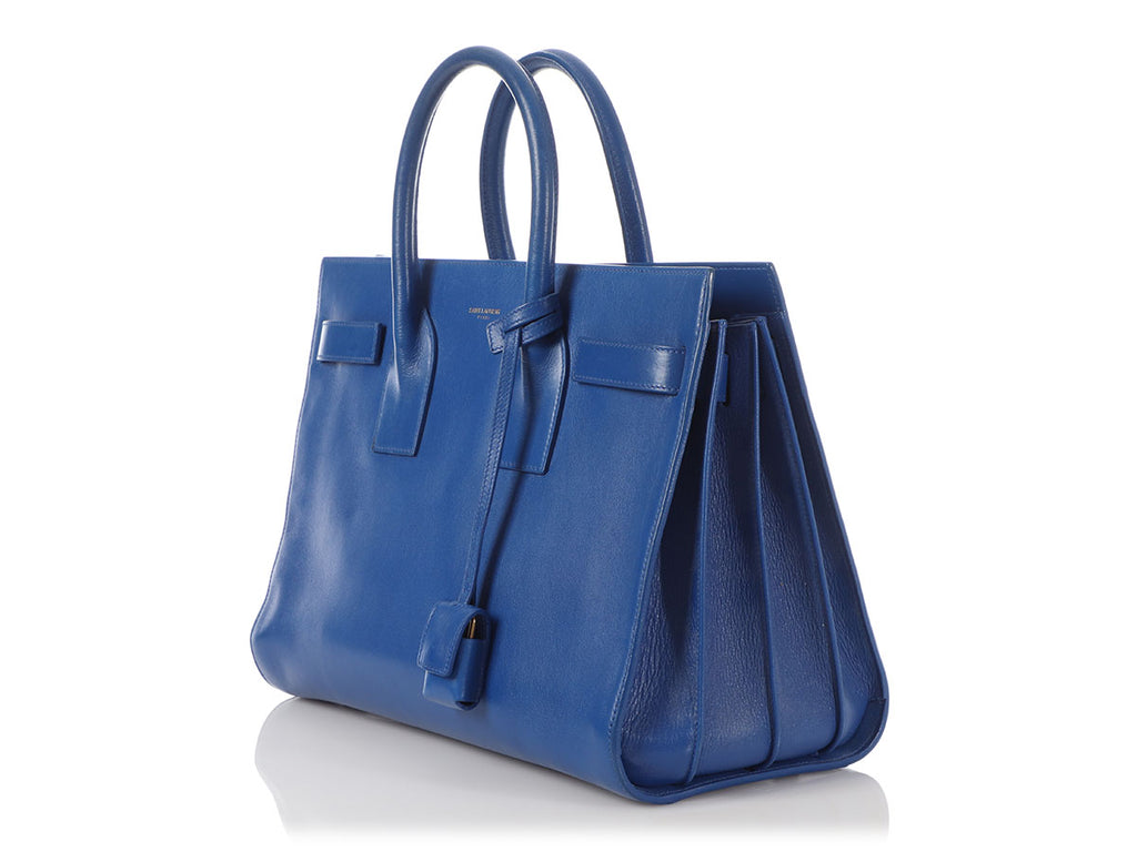 Saint Laurent Small Blue Sac De Jour