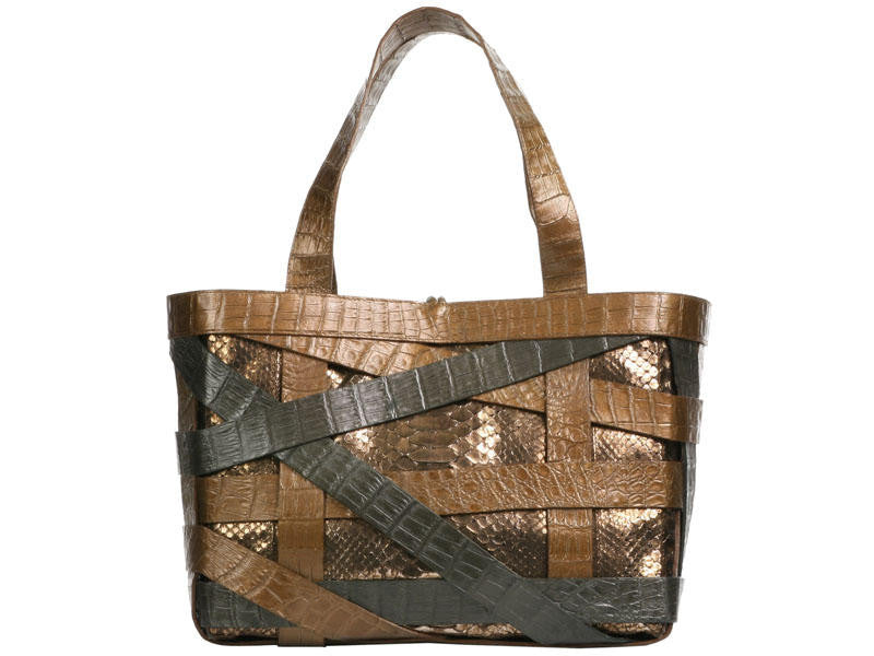 Nancy Gonzalez Python and Alligator Small Tote