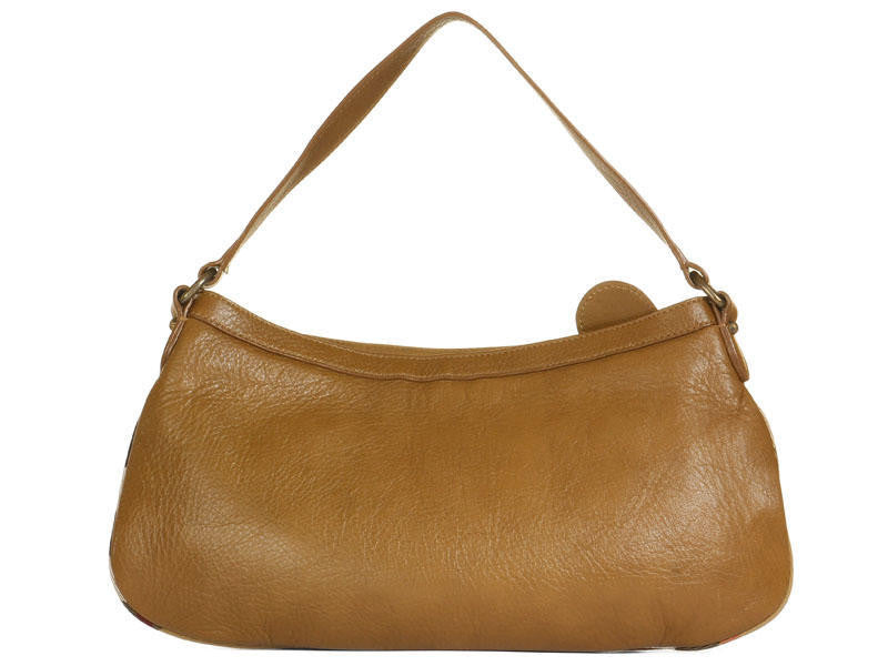 Burberry Slim Brown Leather Shoulder Bag