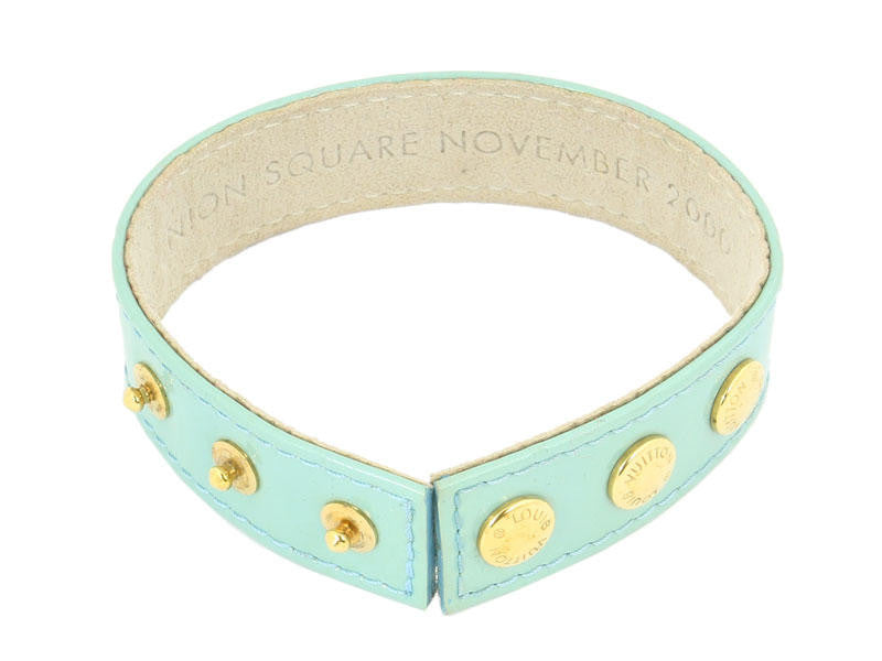 Louis Vuitton Peppermint Vernis Snap Bracelet