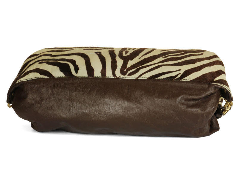 Jimmy Choo Zebra Print Ponyhair Tote