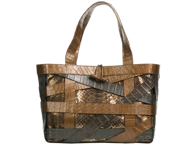 Nancy Gonzalez Python and Alligator Small Tote