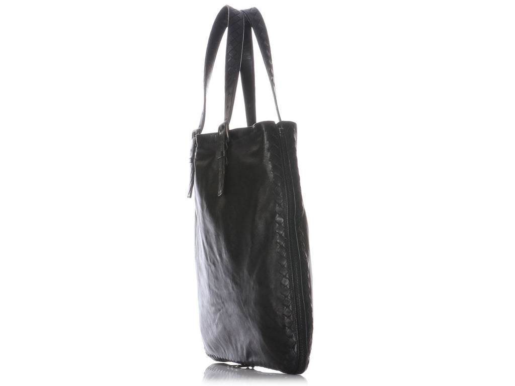 Bottega Veneta Black Leather Tote