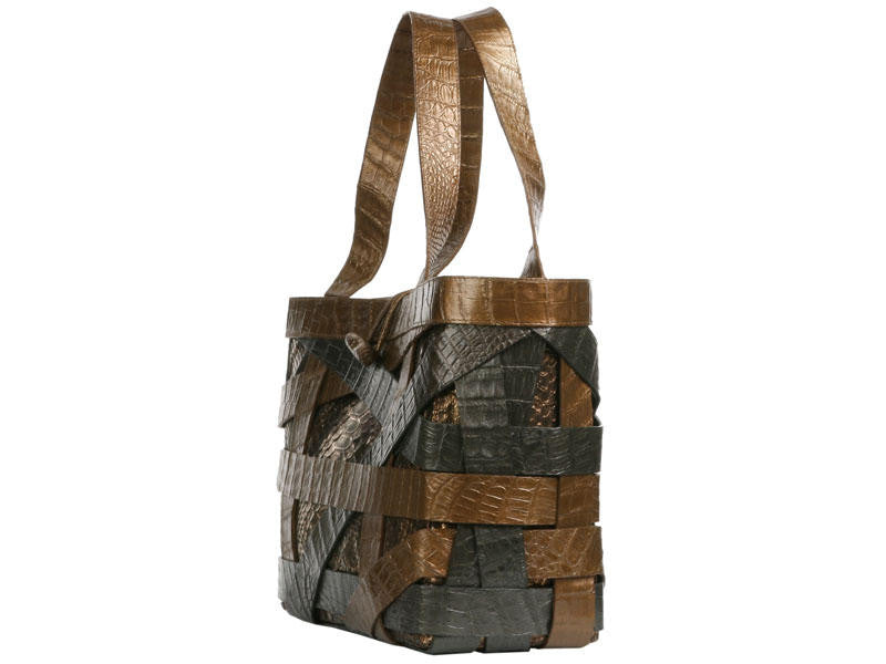 Nancy Gonzalez Python and Alligator Small Tote